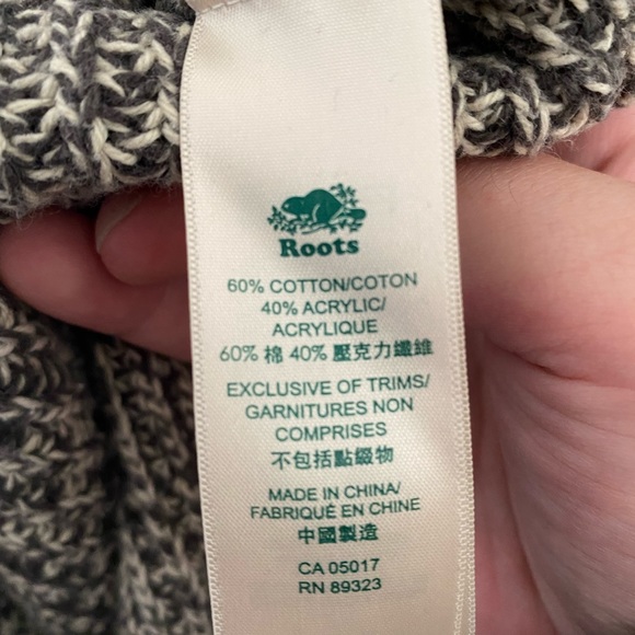 Roots grey knitted sweater - Picture 3 of 8